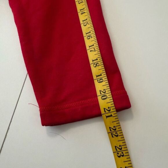 Quacker Factory Red & Navy Hooded Zip Sweatshirt with Crystal Beading Sz S - Picture 14 of 14